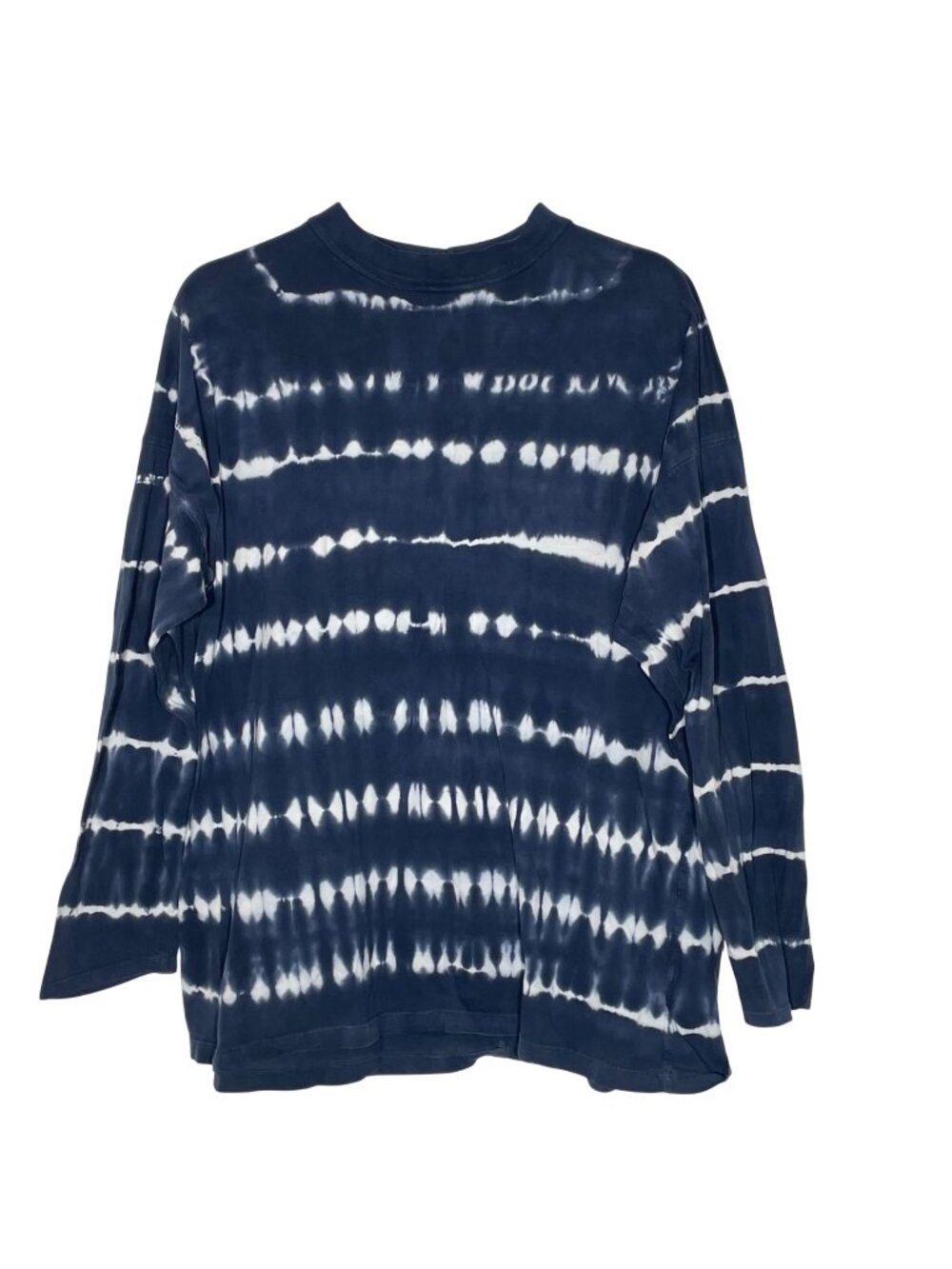 Free People We The Free Be Free Tie Dye Long Sleeve Tee Sz MED Cotton Oversized